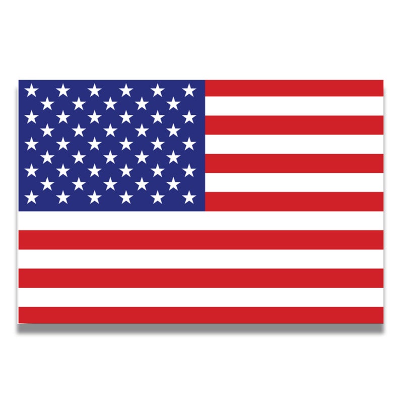 Magnet Me Up American Flag - Heavy Duty Magnetic American Flag (Red, White & Blue - 4" x 6") Demonstrate Your Love for Your Country USA Magnet Flags for Cars, Trucks, Refrigerators and Other Surfaces - Image 1